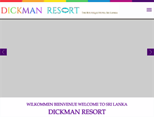 Tablet Screenshot of dickmanresort.com
